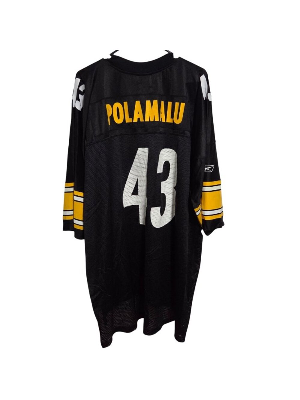 Troy Polamalu Reebok NFL Pittsburgh Steelers Jersey Size 4XL Football